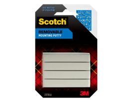 Scotch® Removable Mounting Putty 860S, 2 oz. White