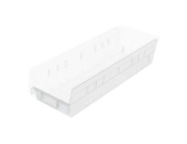 BIN SHELF BIN 17-7/8 X 6-5/8 X 4 CLEAR