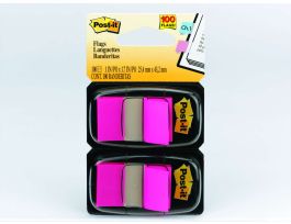 Post-it® Flags 680-BP2, 1 in. x 1.7 in. (2.54 cm x 4.31 cm) Bright Pink, 2-pk