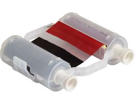 B30 Series R10000 Printer Ribbon, Cartridge of 200', Black/Red, 4.33" W , 60 Panels Sets Per Roll
