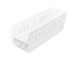 BIN SHELF BIN 11-5/8 X 4-1/8 X 4 CLEAR