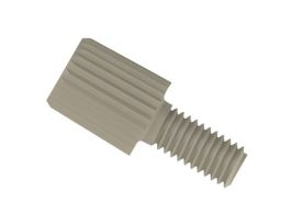 Tubing End Fitting, Type S/P, 1/16" OD tubing, 10-32 UNF(M), Flat Bottom, PEEK; 10/pk