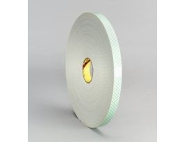 3M™ Extra thick Multipurpose Mounting Tape 4008, Off White, 3/4 in x 7 yd, 125 mil, 12 rolls per case