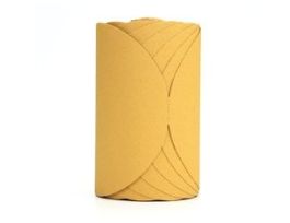 3M™ Stikit™ Gold Film Disc Roll, 01333, 6 in, P80 grade, 75 discs per roll, 6 rolls per case