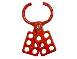 Aluminum Economy Group Lockout Hasp, 1.5" Diameter Jaws