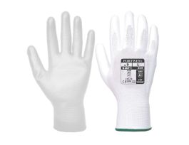 GLOVE PALM CE PHYLON/PU WHITE X-SMALL