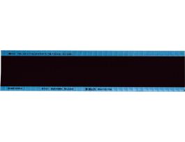NEMA Wire Marker Permanent Adhesive Vinyl 0.75in H x 0.25in W Black PK/25 Crds