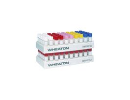 Polypropylene cryogenic vial rack, holds 50 flat bottom vials