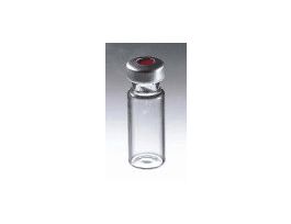 EZ Vial convenience kits with clear vial and PTFE/red rubber septa