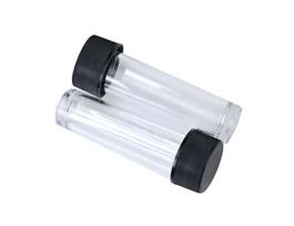 Vial with Screw Cap, Polycarbonate Vial with Polyethylene Cap, 5 mL, 1/2" dia x 2"L; 240/CS