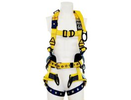 3M™ DBI-SALA® Delta™ Vest Tower Climbing/Positioning Safety Harness with Back D-ring Extension, N Blue