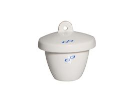 Tall-Form Crucible with Cover, porcelain, 5 mL, 6/pk