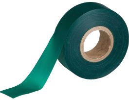 Flagging Tape, Plastic, Green, 1.188" x 300'