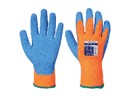 GLOVE COLD GRIP ACRYLIC ORANGE/BLUE XX-L
