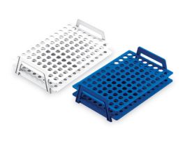 MICROTUBE RACK 96 WELL BLUE