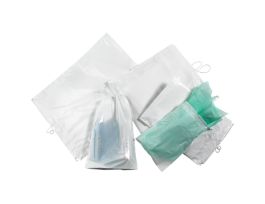 9x13 White Drawstring Bag