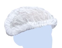 BOUFFANT CAP BEESAFE PLEATED PP WHT 24IN