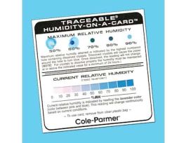 Traceable? Humidity Card with Calibration; 6/Pk