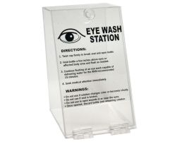 Single Clear Eye Wash Station, Each