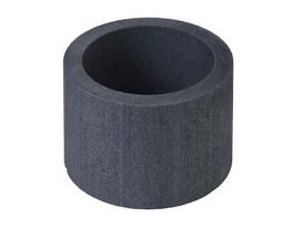 High-Purity Graphite Crucible with Flat Bottom, 44.5 mL; 10/PK