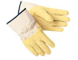 GLOVES RUBBER LINED S PK12