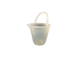 Graduated Polypropylene Bucket, 15L, 4 PK