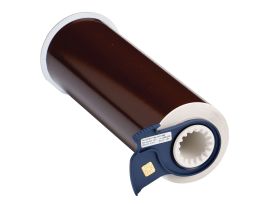 All Weather Permanent Adhesive Vinyl Label Tape for BBP85 Printer - 10" Brown