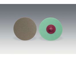 3M™ Roloc™ Flexible Diamond Disc 6234J, M74, TR, Red, 3 in, Die R300V, 5 ea/Case
