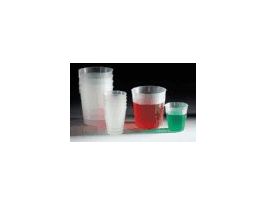 Graduated polypropylene beaker, 120 mL (4 oz), 25 pk