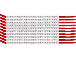 ClipSleeve Wire Markers Size 10 Nylon 16 AWG - 14 AWG, 5 Pack of 300 Each