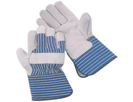 GLOVE LEATHER PALM GAUNTLET.