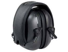 VeriShield Over-the-Head Folding Earmuff, Low Level/Flat