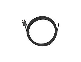 Flexible Thermocouple Probe, PVC Insulated Wire, 20G, Ungrounded, Stripped Leads, Type J; 120" L