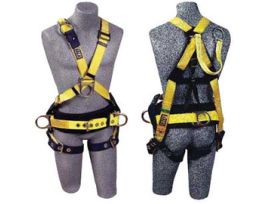 3M™ DBI-SALA® Delta™ Construction Cross-Over Climbing/Positioning Safety Harness with Back D-ring Extension 1106382, Small