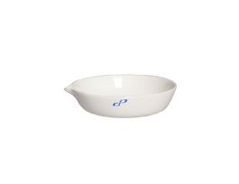 Evaporating Dish, porcelain, flat form, 200 mL, 6/pk