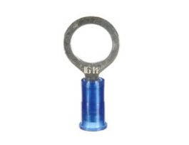 3M™ Scotchlok™ Ring Nylon Insulated, 100/bottle, MNG14-38RX, standard-style ring tongue fits around the stud, 500/Case