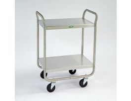 CART TUB. ALL SS 2SHELF15.5X24