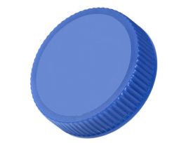 CAP 100MM BLUE POLYPRO NS