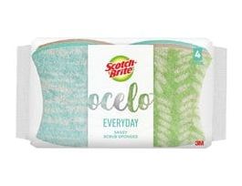 Scotch-Brite® ocelo™ No Scratch Scrub Sponges LD4, 8/4