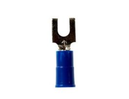 3M™ Scotchlok™ Block Fork, Vinyl Insulated Butted Seam MVU14-6FBK, Stud Size 6, suitable for use in a terminal block, 1000/Case