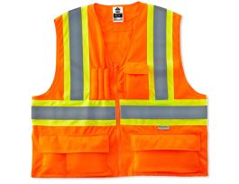 8235ZX Orange Type R Class 2 Two-Tone X-Back Vest