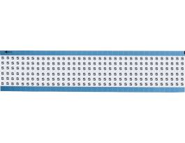 Alphabetical Vinyl Upper Case Scored Wire Marking Cards, S 1800 Total