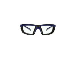 3M™ Solus™ 2000 Series, S2001SGAF-BGR-F, Gray/Blue-Green Temples, Scotchgard™ Anti-Fog Coating, Clear AF-AS lens,Foam Gskt 20ea/cs