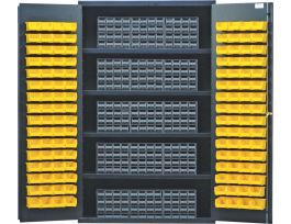 CABINET W/YLW BIN AND 240DRAWER STL 48IN