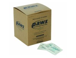 PAWS Antimicrobial Wipes, 8'' x 5'', 100 per box