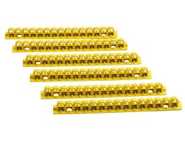 EZ Paneloc™ 8" Lock Rail w/15 Loops, 6/Pack