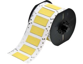 PermaSleeve Heat Shrink Wire and Cable Labels Single-sided for B33 Printers - 0.5" Dia x 2" Yellow