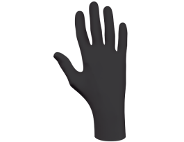 Black Nitrile Gloves, Box of 50