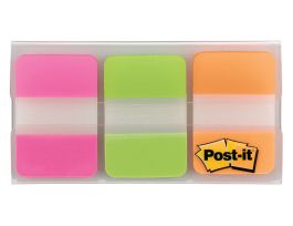 Post-it® Divider Tabs 686-PGOT, 1 in x 1.5 in (25,4 mm x 38,1 mm)