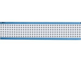 Alphabetical Vinyl Upper Case Scored Wire Marking Cards, D 1800 Total